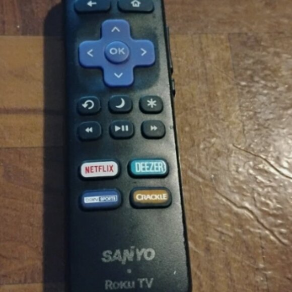 Sanyo ROKU TV REMOTE NETFLIX Crackle Deezer Dan Sports Remote - Picture 2 of 3